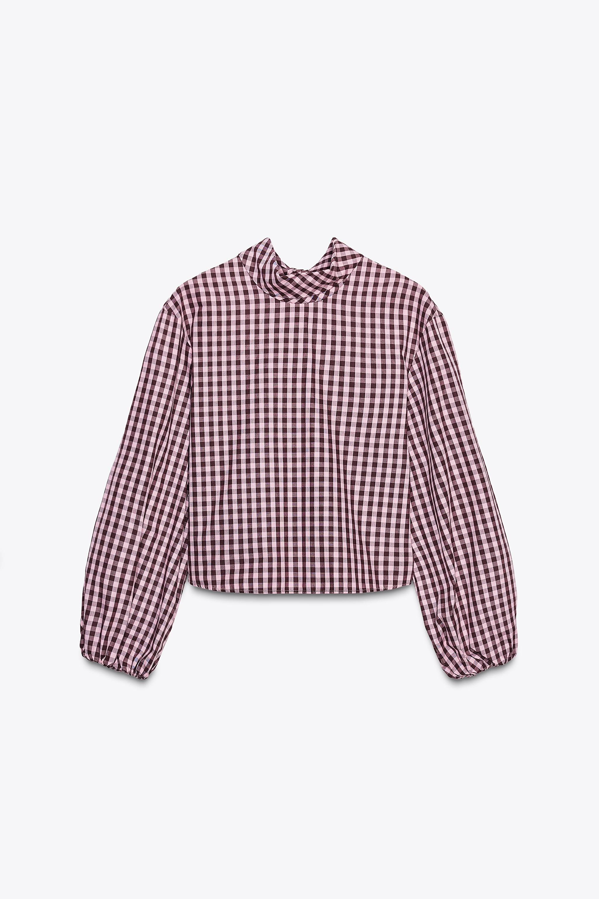 GINGHAM POPLIN SHIRT